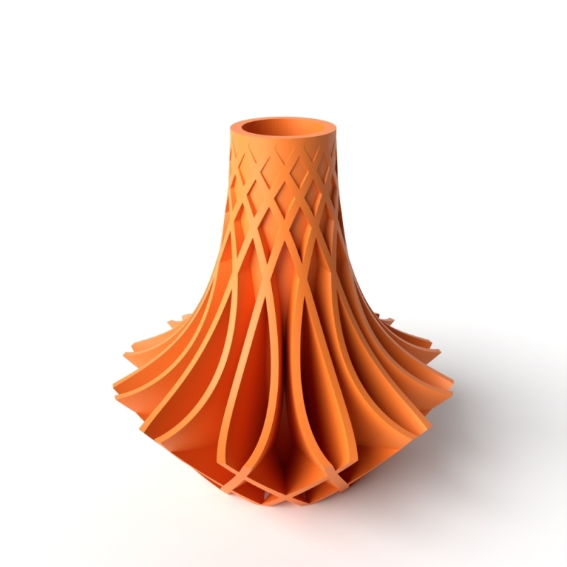 The Kiva Vase, Modern and Unique Home Decor for Dried and Preserved Flower Arrangement - Black