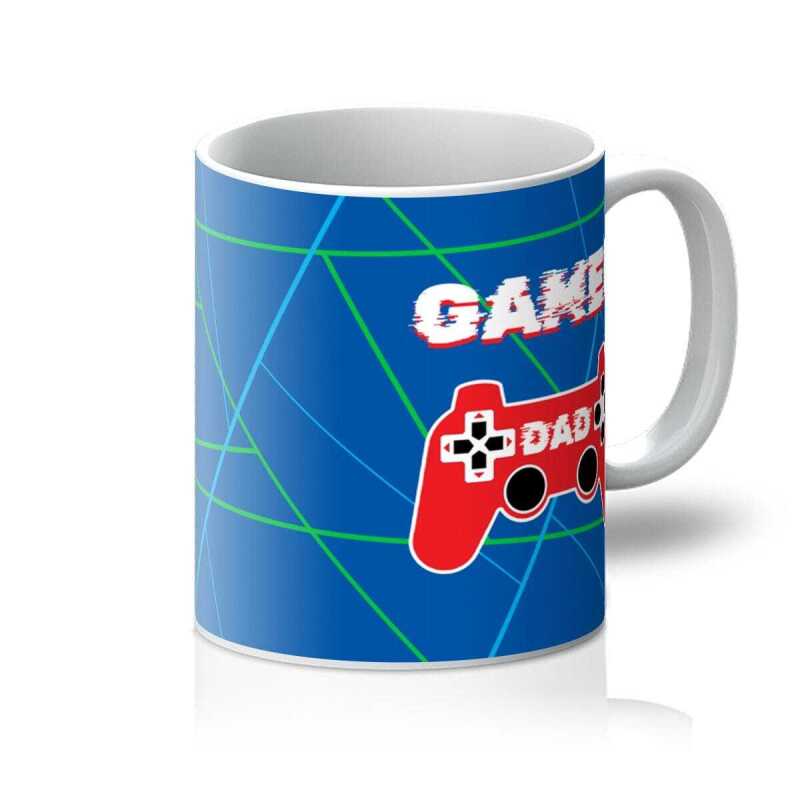 Gamer Dad Controller Mug - 11oz - White