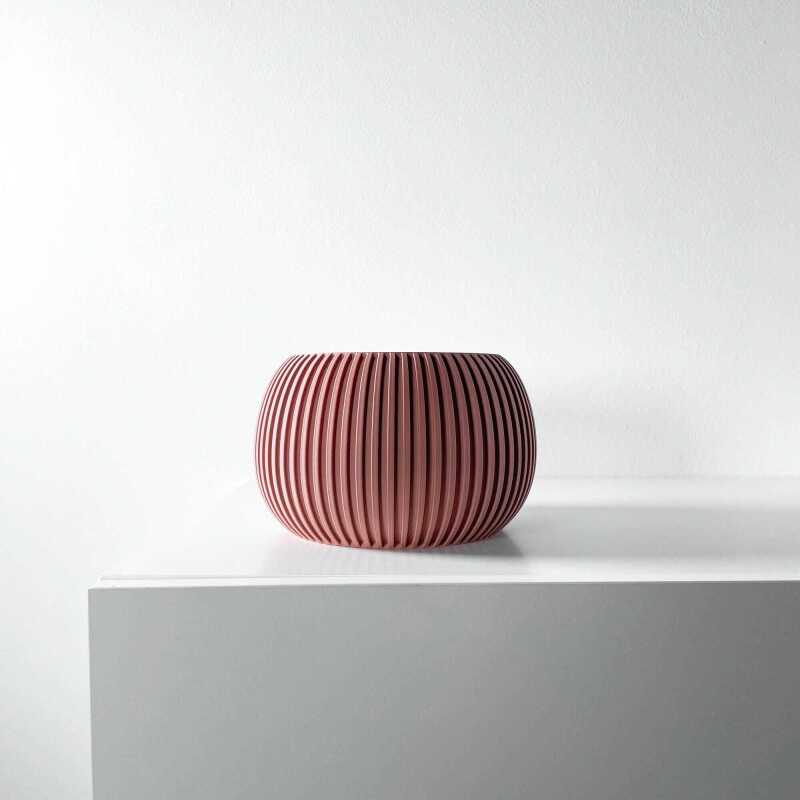 The Surno Planter Pot with Drainage Tray & Stand Included - Matte Dark Green - 3"