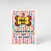Personalised 'Congratulations on Your New Puppy' Greetings Card