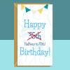 Funny 35th Birthday Card - For him or For Her - Cheeky Greetings Card for someone turning 35 years old - Halfway to 70!