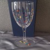 Hand Painted Rainbow Love Heart Champagne Prosecco Glasses