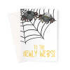 Funny Congratulations On Your Wedding Card - Spiders - A5 Portrait - 1 Card