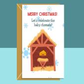 Funny Christmas Card - Baby Cheeses - For Him or For Her - Cheeky - Sarcastic - Hilarious - Ideal Xmas Card