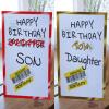 Funny Reduction Son/Daughter Birthday Card - daughter crossed out