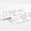 Thank You For Your Order Cards - Thank You Business Cards - Sample Card