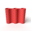 The Bora Triple Vase - Black