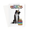 Funny Border Collie Dog Birthday Card - A5 Portrait - 1 Card