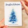 Christmas Card For Daughter and Partner Card For Her Xmas Card for Daughter Christmas Card for Loved One Family Card Christmas Tree Card - Large (5x7) / Blank Message