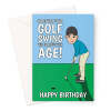 Funny Golf Birthday Card For Him - A5 Portrait - 1 Card