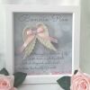 Personalised baby loss box frame, angel baby memorial frame, baby loss gift - No crystals