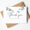 Thank You Eucalyptus Wedding Cards - A6 - 4.1" x 5.8"