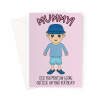 Funny Mummy Birthday Card - Boy Crocs - A5 Portrait - 1 Card