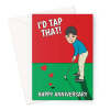 Anniversary Card For Golfer - A5 Portrait - 1 Card