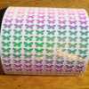 Butterfly Stickers 1cm wide 120 in a set - Pink