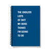 Funny Notebook For Coworkers - Endless Office Lists - A5 - Lined