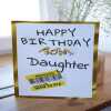 Funny Reduction Son/Daughter Birthday Card - daughter crossed out