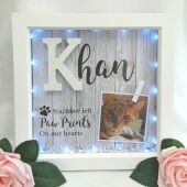 Personalised pet loss box frame,cat loss frame,cat memorial frame,dog loss frame