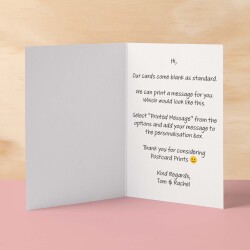 Two Year Anniversary Card For Husband 2 Year Anniversary Card Boyfriend or Girlfriend Wedding Anniversary Card For Wife - Small (4x6) / Blank Message