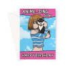 Anime Loving Sister Birthday Card - A5 Portrait - 1 Card