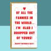 Funny Mother's Day Card - Personalised - Rude Card for Mum ideal for Mothers Day - Cheeky Greetings Card - Blank inside - Large