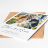 Photo Wedding Thank You Cards, Personalised Photo Cards - A6 - 4.1" x 5.8"