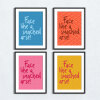 Brummie, Birmingham dialect, sayings print - A5 - Glossy - Blue