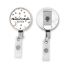 Personalised Metal ID Reel - Boho Baby Moon & Stars