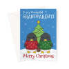 Grandparents Christmas Card - Cute Penguins - A5 Portrait - 1 Card