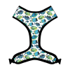 Blue and Green Fish Print Dog/Puppy Adjustable Harness - Medium