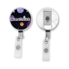 Personalised Metal ID Reel - Watercolour Galaxy Background