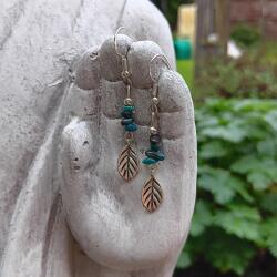 Chrysocolla Earrings - Communication