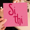 Si thi Yorkshire dialect, Yorkshire phrase, funny, goodbye, leaving, new job, I'll miss you, colleague card (Size A6/A5/A4/Square 6x6") - A6: Single card - Blue