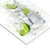 VODKA & LEMONADE Splatter Art Print, High Gloss Print, Splash Art, Home Decor, Home Bar Custom Drink Art Cocktails Vodka, Lime and Lemonade - A6