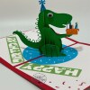 Roar-some Jurassic Birthday Surprise: Handcrafted Pop Up Dino Card