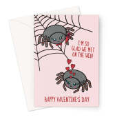 Met On The Internet Valentine's Day Card - Online Dating