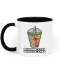 Bubble Tea Christmas Mug - White / Red - Ceramic