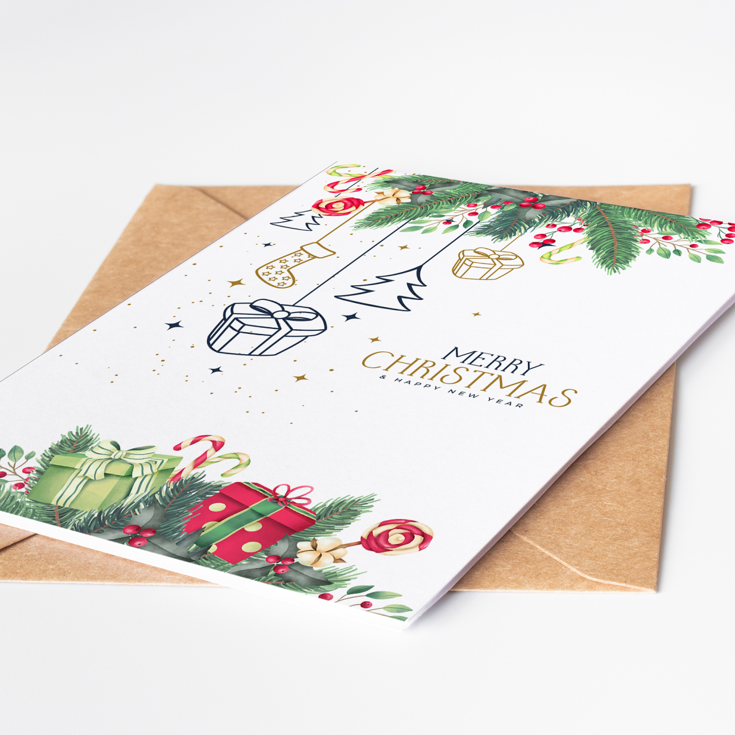 Corporate Christmas Cards Branded | Corporate | Company | Christmas Cards for Clients  Staff, Co-Workers, Teams & Clubs Christmas Cards - A6 - 4.1" x 5.8"