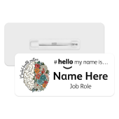 #hello my name is... Name Badge - Mental Health Matters