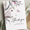 Thank You Cards, Wedding Thank You Cards, Floral Thank You Card - Personalised, Thank you wedding guest cards, Floral wedding cards - A6 - 4.1" x 5.8" - Pack of 20