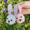 Bunny Keyring - Pink