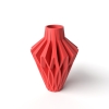 The Javero Vase, Modern and Unique Home Decor for Dried and Preserved Flower Arrangement - Black - Large