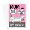 Funny Mother's Day Card From The Annoying Children - A5 Portrait - 1 Card