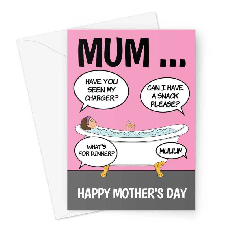 Funny Mother's Day Card From The Annoying Children - A5 Portrait - 1 Card