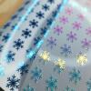 Snowflake Stickers, Blue & Opal Mix, 100 Stickers total