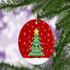 Cute Christmas Tree Decoration - white