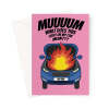 Funny Mum Birthday Card - "What Does This Light on My Car Mean?" Hilarious Birthday Card for Mum - A5 Portrait - 1 Card