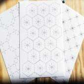 Washable Sashiko Mending Transfers
