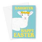 Easter Lamb Daughter Card