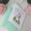 2 Sizes Personalised Tinkerbell card,any age/relation,Personalised Tinkerbell  - 5" x 5"